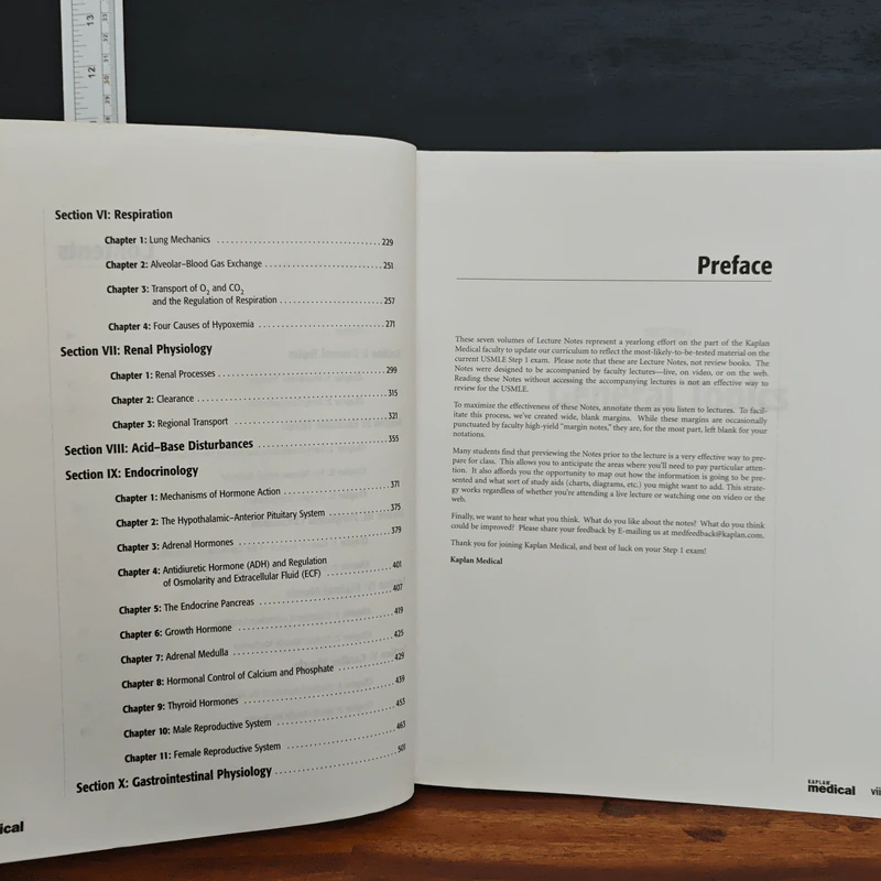 Kaplan Medical USMLE Step 1  4 Book Pharmacology, Anatomy, Qbook, Physiology รูปที่ 17