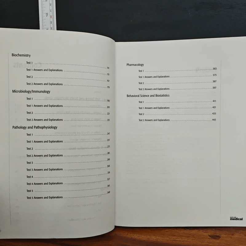 Kaplan Medical USMLE Step 1  4 Book Pharmacology, Anatomy, Qbook, Physiology รูปที่ 15