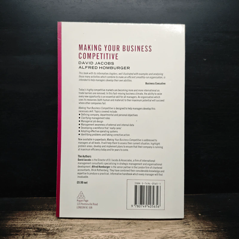 Making Your Business Competitive - David Jacobs, Alfred Homburger รูปที่ 2
