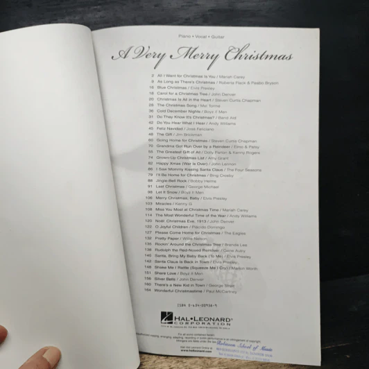 A Very Merry Christmas Piano - Vocal - Guitar (โน๊ตเพลงวันคริสต์มาส) รูปที่ 6