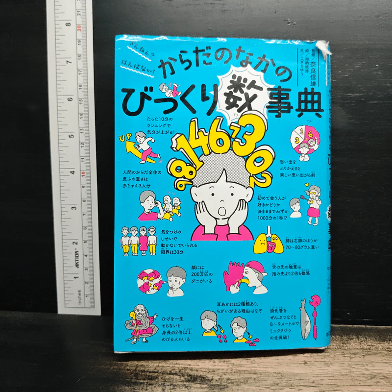 ざんねん？はんぱない！からだのなかのびっくり数事典 (ภาษาญี่ปุ่น) รูปที่ 1