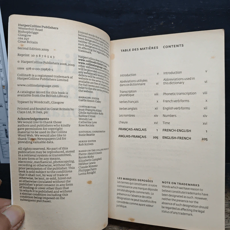 Collins Compact French Dictionary รูปที่ 6