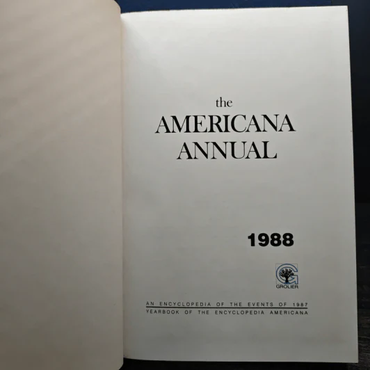 The Americana Annual 1983-1988 รูปที่ 6