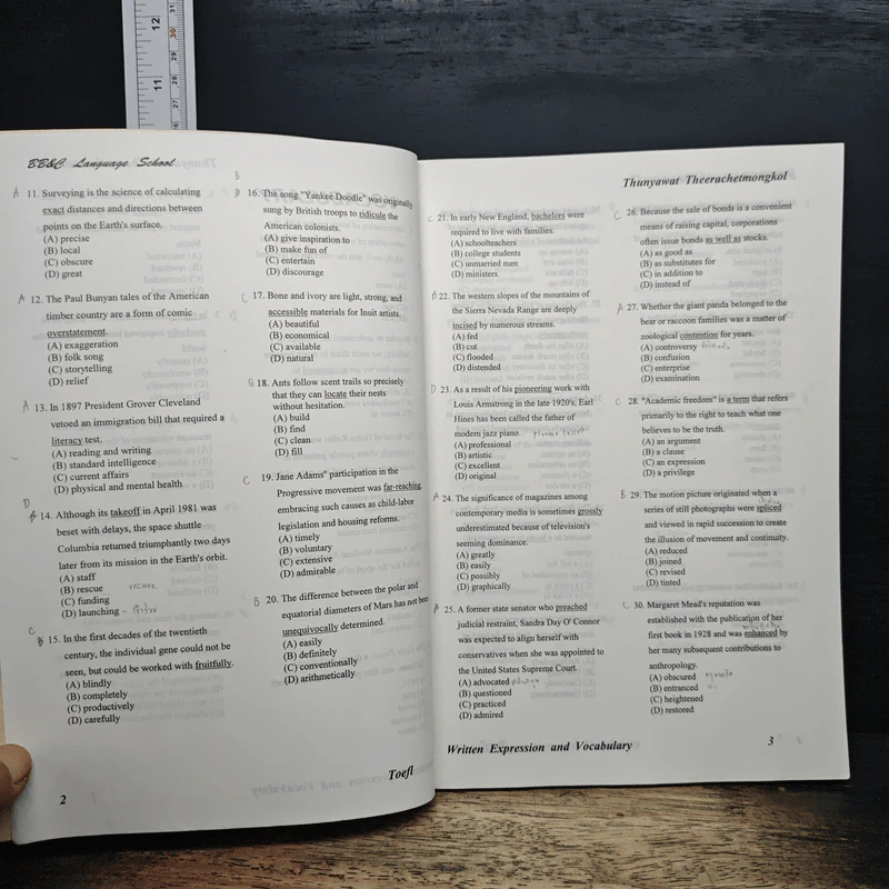 Vocabulary & Written Expression รูปที่ 7