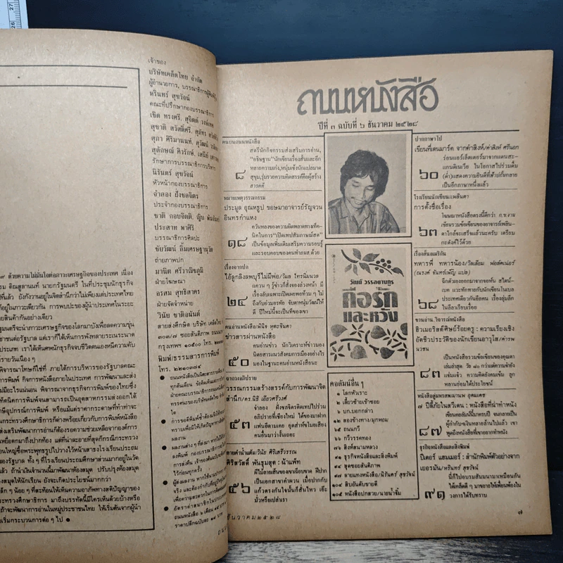 ถนนหนังสือ ปีที่ 3 ฉบับที่ 6 ธ.ค.2528 รูปที่ 6