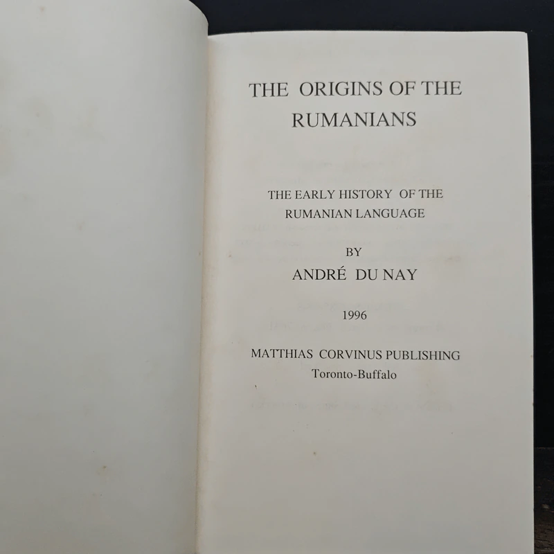 The Origins of the Rumanians - André Du Nay รูปที่ 6