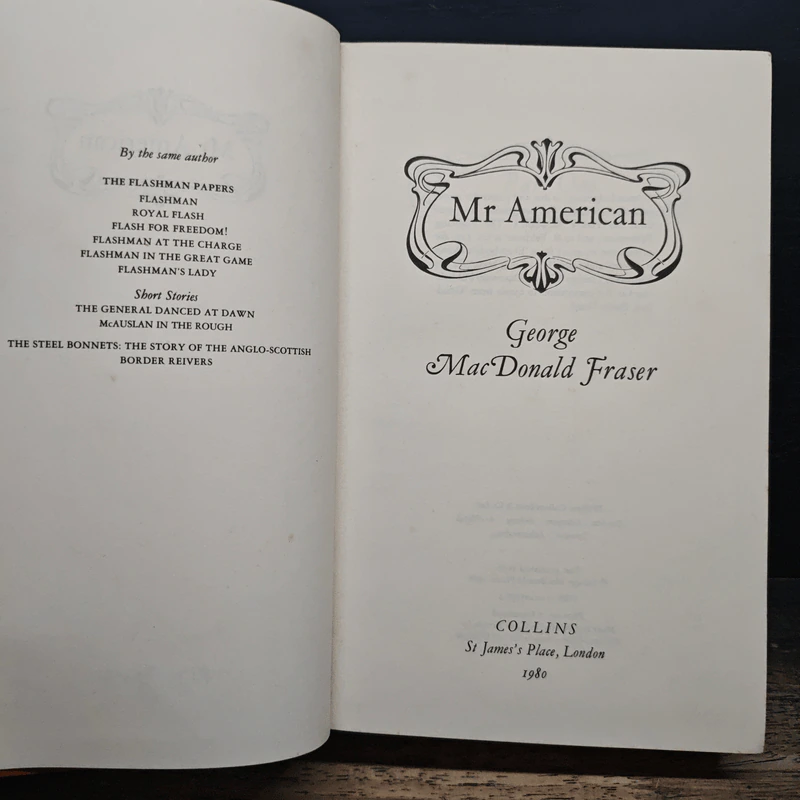 Mr American - George MacDonald Fraser รูปที่ 3