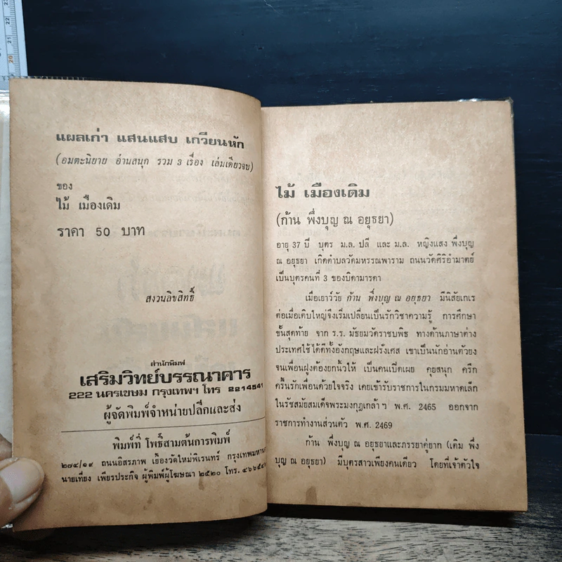 แผลเก่า แสนแสบ เกวียนหัก - ไม้ เมืองเดิม รูปที่ 9