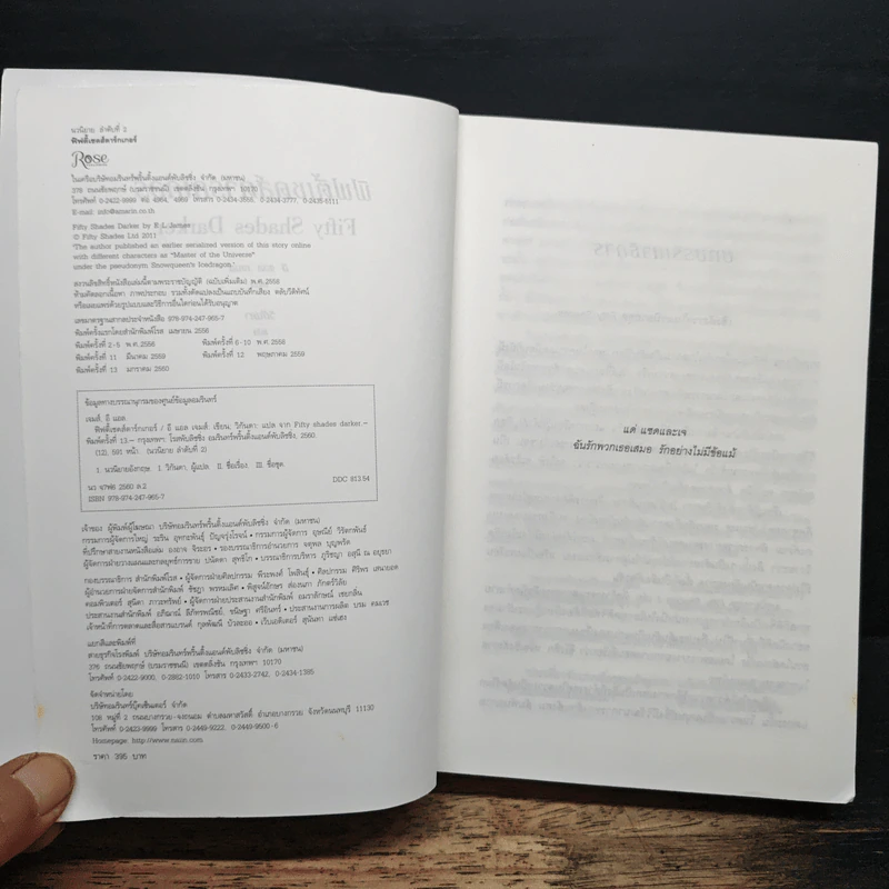 Fifty Shades Darker ฟิฟตี้เชดส์ ดาร์กเกอร์ (Fifty Shades of Grey เล่ม 2) - อี แอล เจมส์ รูปที่ 6