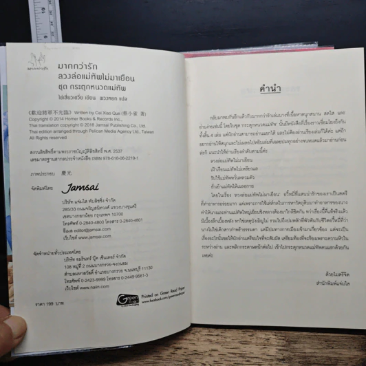 นิยายแจ่มใส ชุด กระตุกหนวดแม่ทัพ 4 เล่มจบ - ไช่เสี่ยวเชวี่ย รูปที่ 6