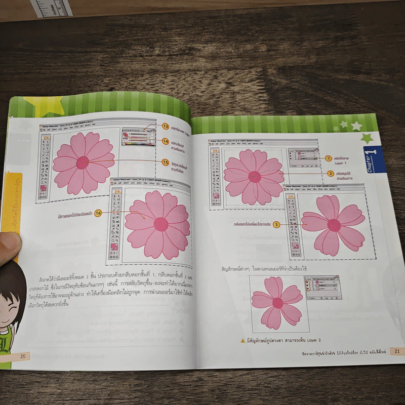 หัดวาดการ์ตูนน่ารัก ด้วย Illustrator CS2 ฉบับมือใหม่ - สินีนุช จันทศรี รูปที่ 8