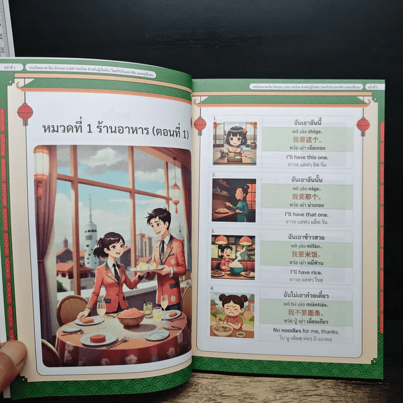 พูด จีน - อังกฤษ คล่องทุกสถานการณ์ 1,000 ประโยค ภาษาจีน-อังกฤษ ใช้บ่อยที่สุดในชีวิตประจำวัน - วรินธร เอื้อวศินธร ครูพี่แอน, ปันปันเหล่าซือ รูปที่ 7