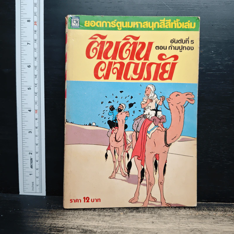 ตินตินผจญภัย ลำดับที่ 5 ตอน ก้ามปูทอง รูปที่ 1