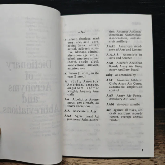 Dictionary of Acronyms and Abbreviations รูปที่ 7