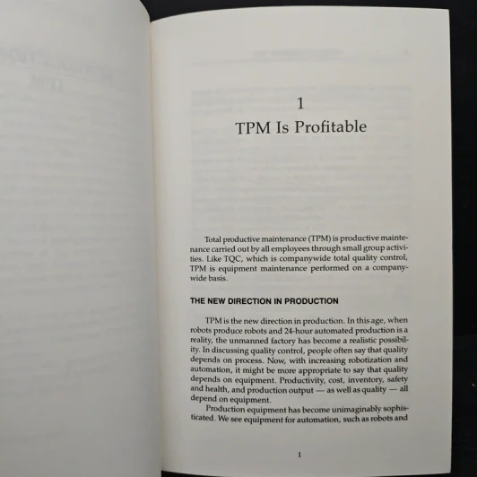 TPM : Introduction to TPM Total Productive Maintenance - Seiichi Nakajima รูปที่ 8