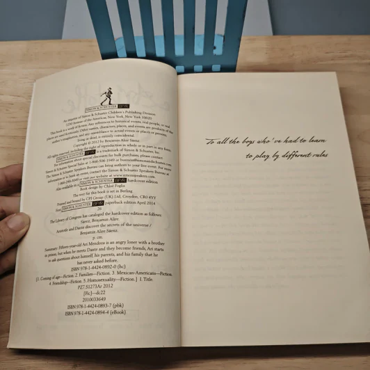 Aristotle and Dante Discover the Secrets of the Universe - Benjamin Alire Sáenz รูปที่ 6