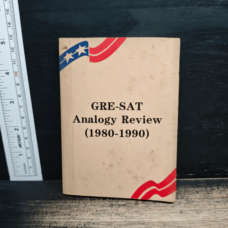 GRE-SAT Analogy Review (1980-1990) รูปที่ 1