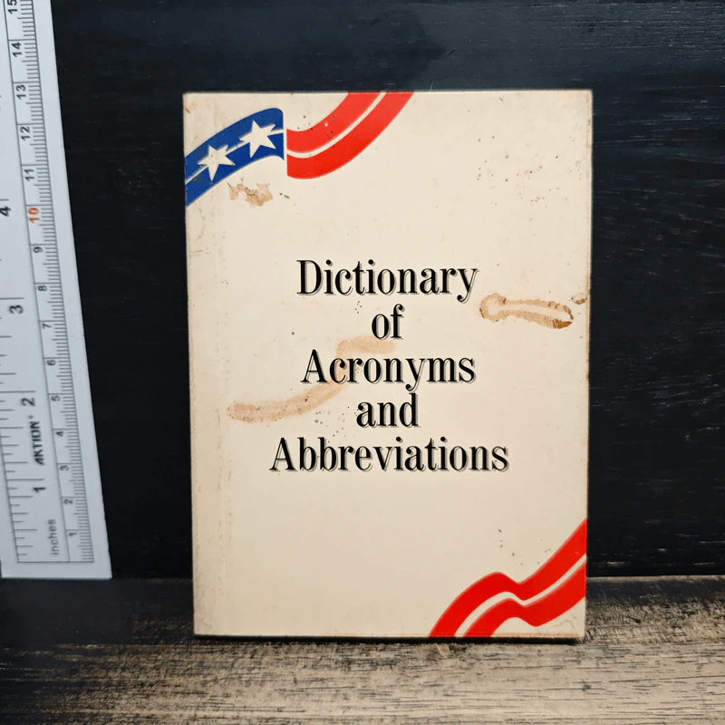 Dictionary of Acronyms and Abbreviations รูปที่ 1