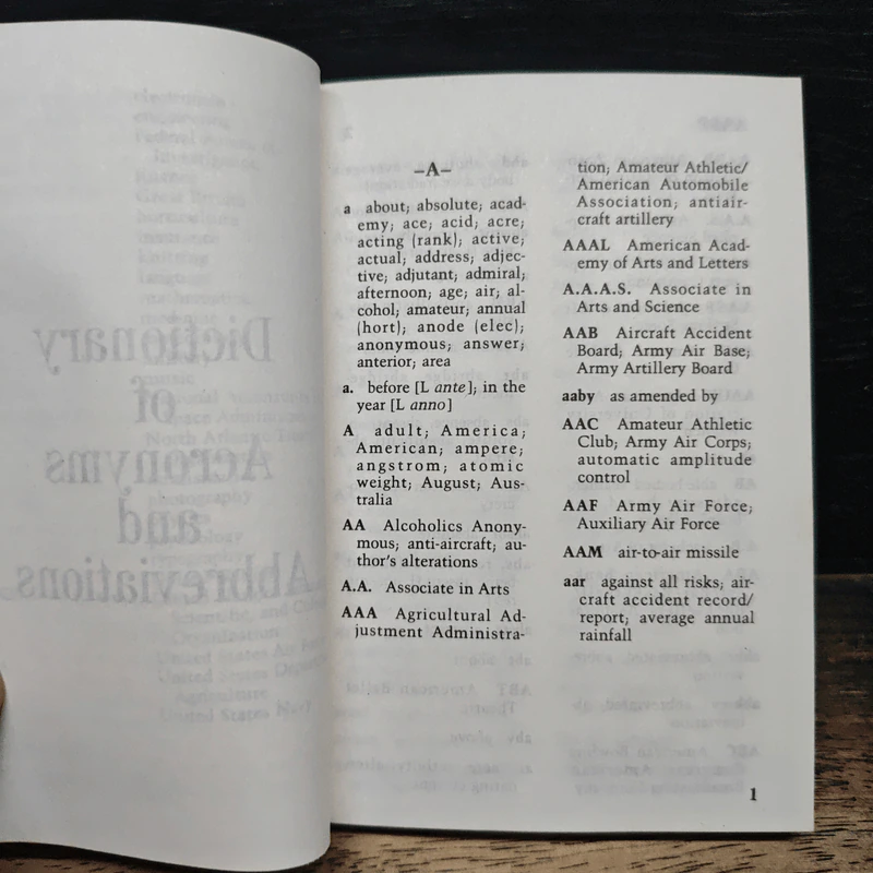 Dictionary of Acronyms and Abbreviations รูปที่ 7
