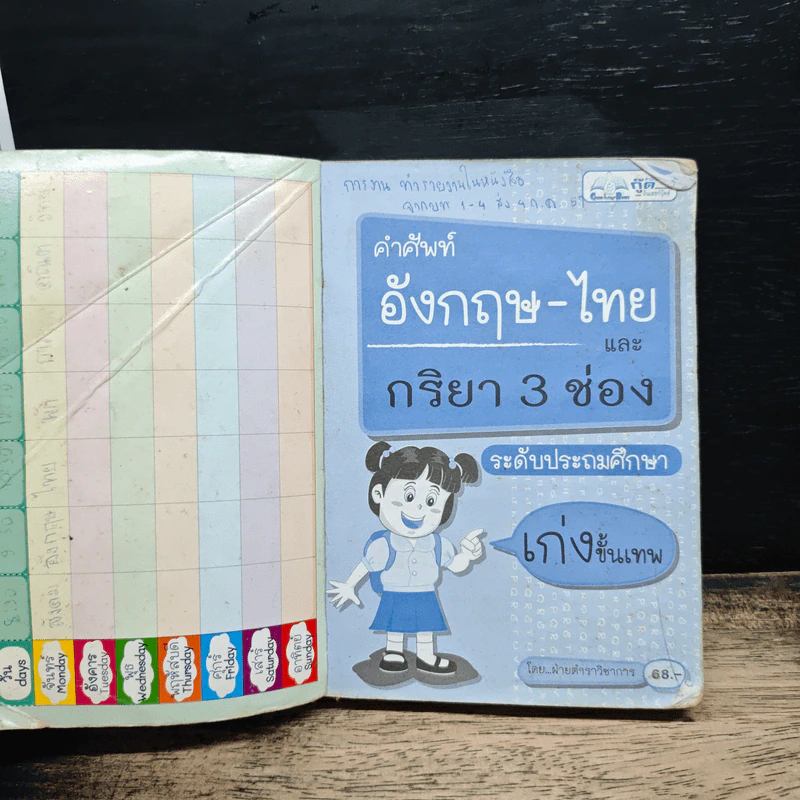 คำศัพท์อังกฤษ-ไทยและกริยา 3 ช่อง ระดับประถมศึกษา รูปที่ 6
