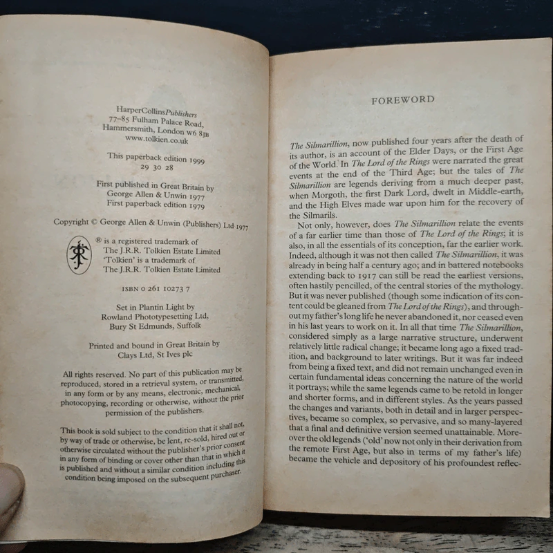 The Silmarillion - J.R.R.Tolkien รูปที่ 5