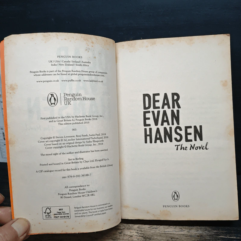 Dear Evan Hansen - Val Emmich, Steven Levenson รูปที่ 6