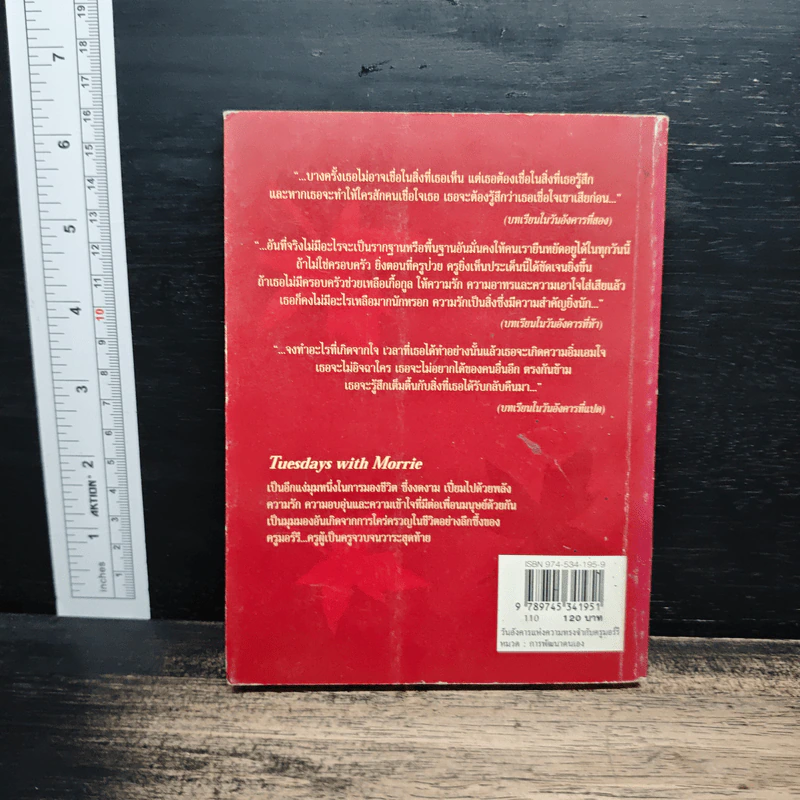 วันอังคารแห่งความทรงจำกับครูมอร์รี - Mitch Albom รูปที่ 2