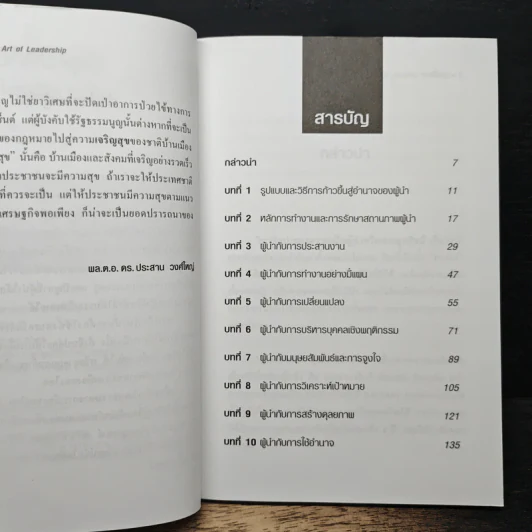 สุดยอดศิลปะผู้นำ Art of Leadership - พลตำรวจเอก ดร.ประสาน วงศ์ใหญ่ รูปที่ 7