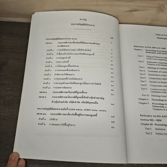 Bankruptcy Act B.E. 2483 (A.D. 1940) Amended up to Bankruptcy Act (No. 5) B.E. 2542 (A.D. 1999) รูปที่ 7