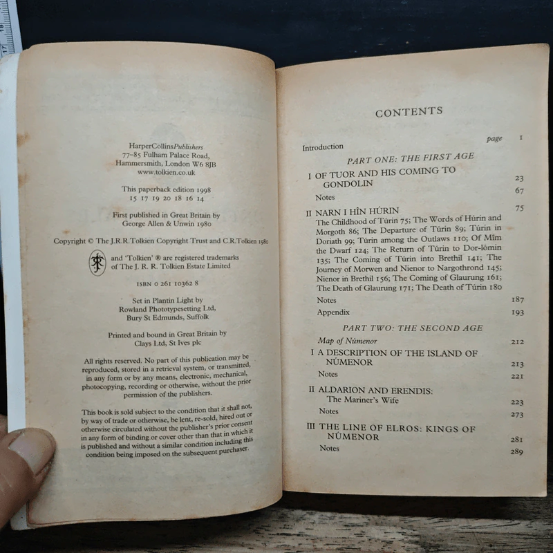 Unfinished Tales - J.R.R. Tolkien รูปที่ 6
