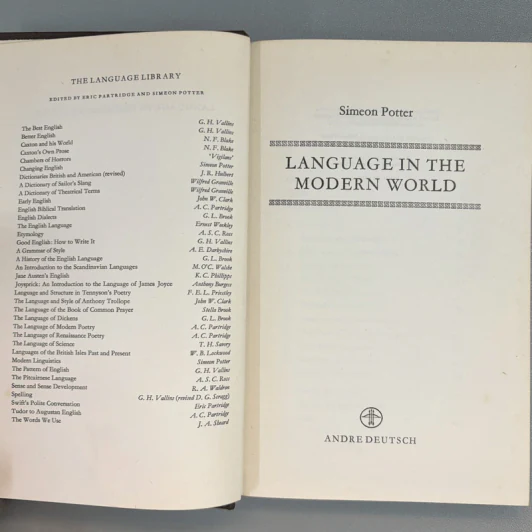 Languagein The Modern World - Simeon Potter รูปที่ 6