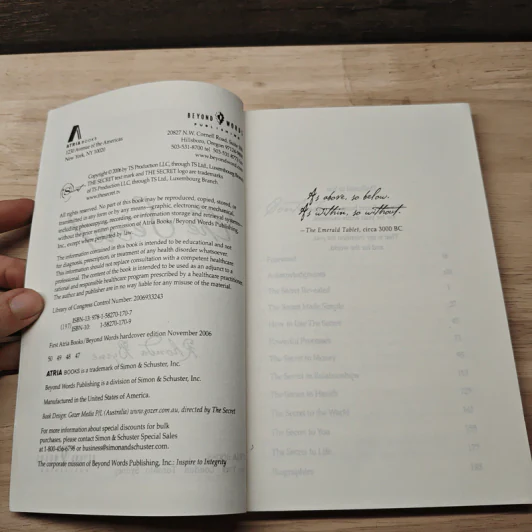 The Secret - Rhonda Byrne รูปที่ 6