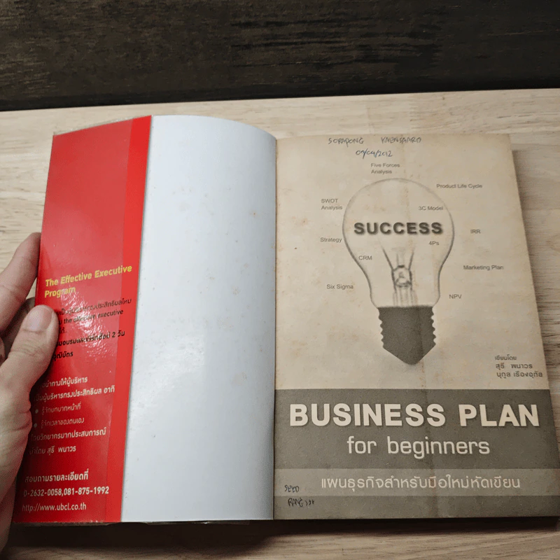 Business Plan for Beginners แผนธุรกิจสำหรับมือใหม่หัดเขียน - สุธี พนาวร, นุกูล เรืองอุทัย รูปที่ 6
