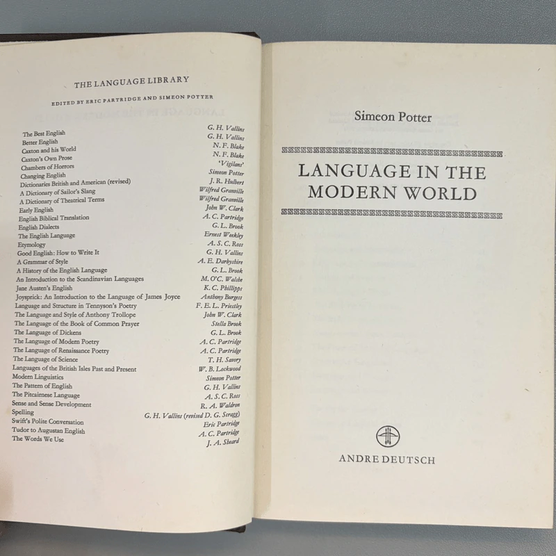 Languagein The Modern World - Simeon Potter รูปที่ 6