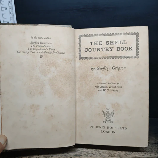 The Shell Country Book - Geoffrey Grigson รูปที่ 5