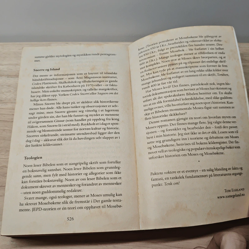 Paktens voktere - Tom Egeland รูปที่ 8