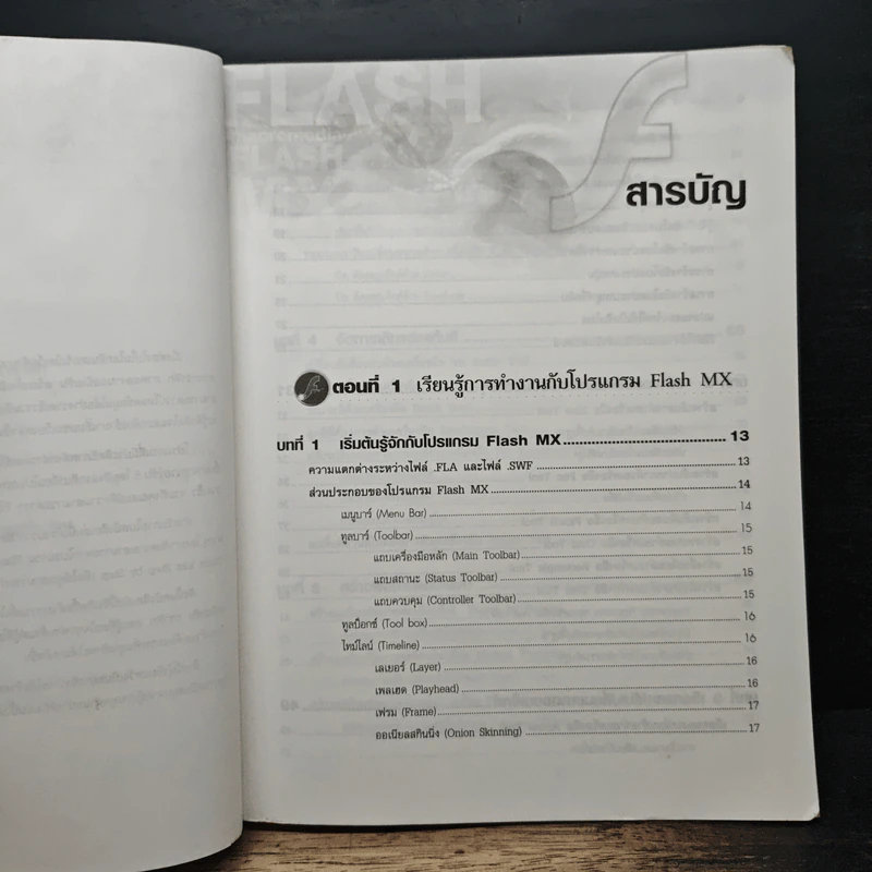 Flash MX สร้างแอนิเมชันบนเว็บอย่างมืออาชีพ - ภัททิรา เหลืองวิลาศ รูปที่ 7
