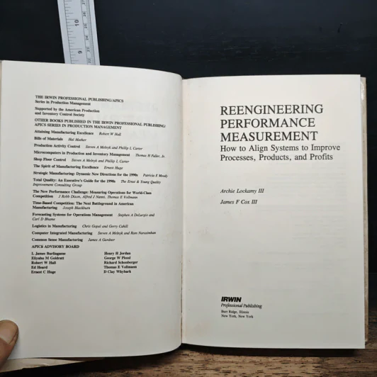 Reengineering Performance Measurement - Archie Lockamy, III, James F. Cox, III รูปที่ 6