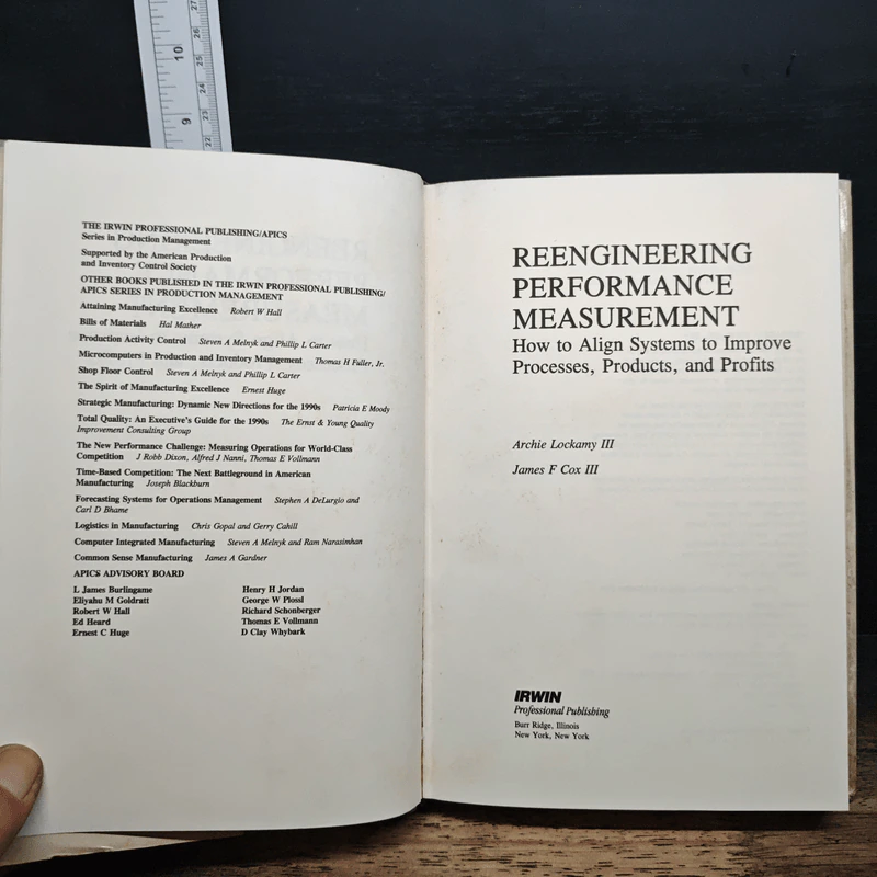 Reengineering Performance Measurement - Archie Lockamy, III, James F. Cox, III รูปที่ 6