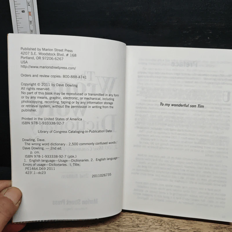 The Wrong Word Dictionary: 2,500 Most Commonly Confused Words - Dave Dowling รูปที่ 6