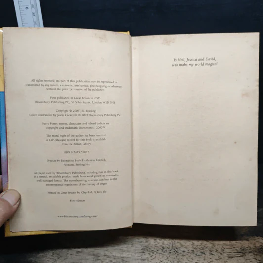 Harry Potter and the Order of the Phoenix - J.K.Rowling รูปที่ 6