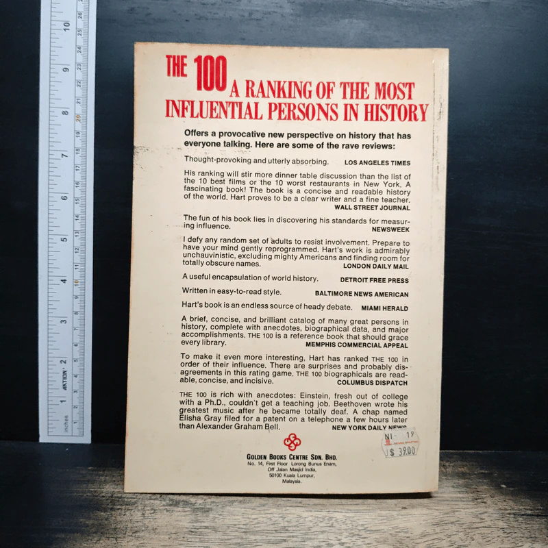 The 100: A Ranking of the Most Influential Persons in History - Michael H.Hart รูปที่ 2