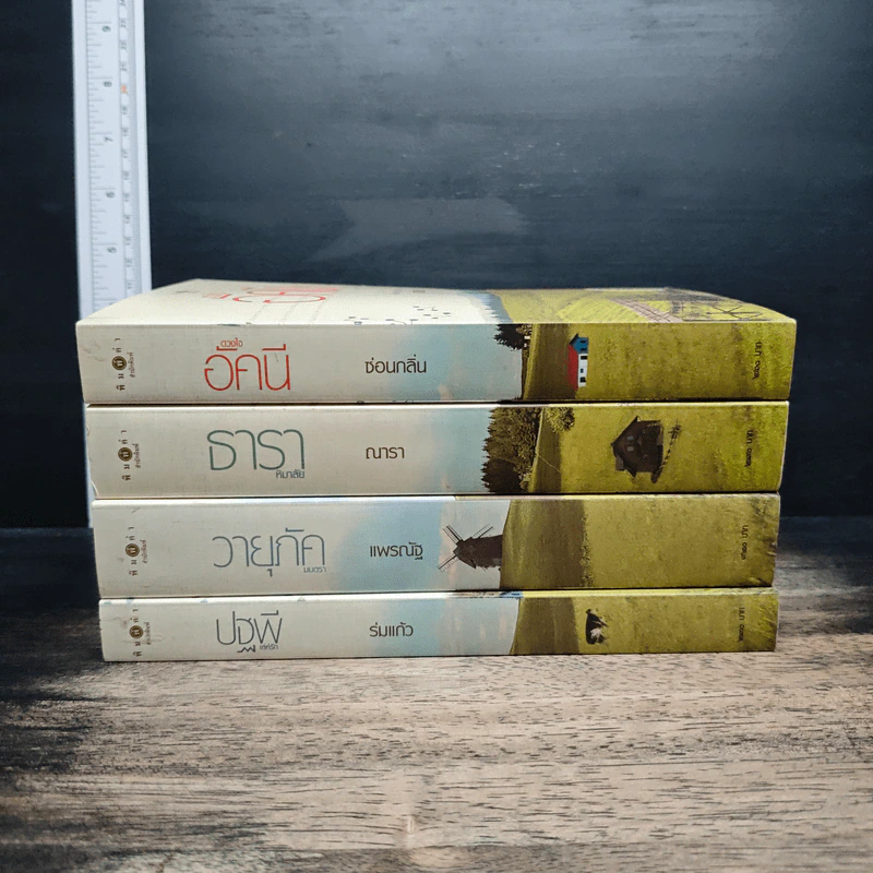 Boxset นิยายชุด บ้านไร่ปลายฝัน 4 เล่ม ได้แก่ ธาราหิมาลัย, ดวงใจอัคนี, ปฐพีเล่ห์รัก, วายุภัคมนตรา รูปที่ 4