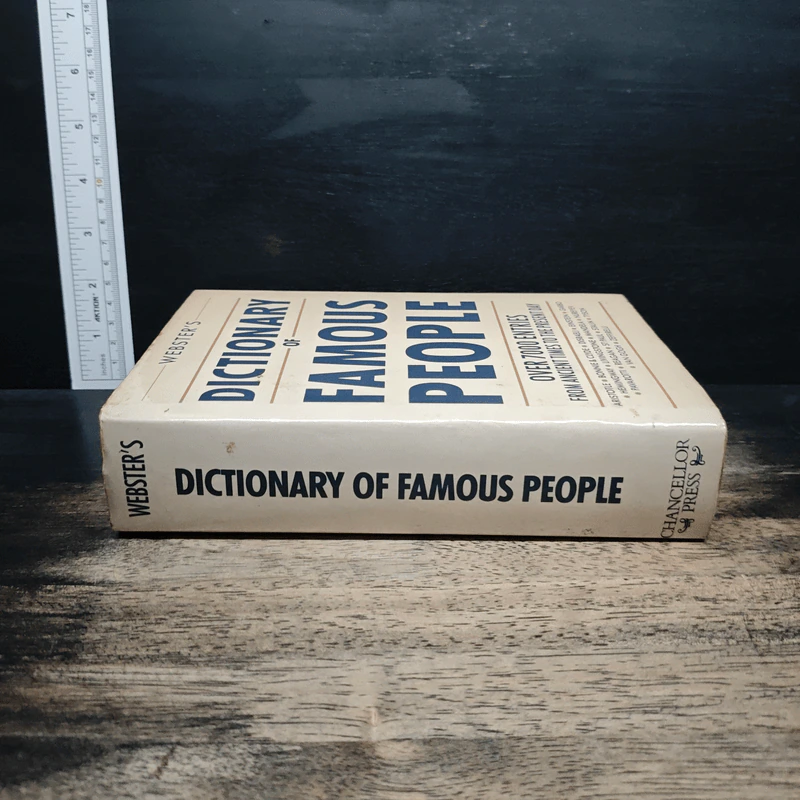 Webster's Dictionary of Famous People รูปที่ 3