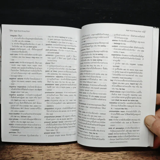พจนานุกรมคำศัพท์ที่มักใช้สับสน Dictionary of Right Word Wrong Word รูปที่ 8