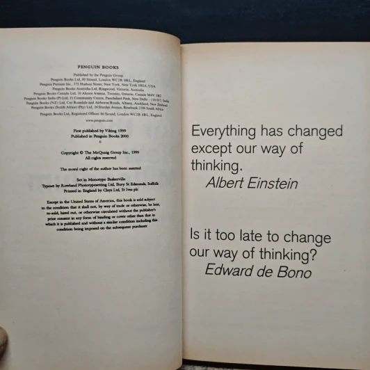 New Thinking for the New Millennium - Edward De Bono รูปที่ 7
