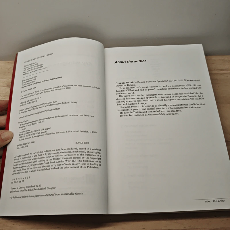 Key Management Ratios - Ciaran Walsh รูปที่ 6