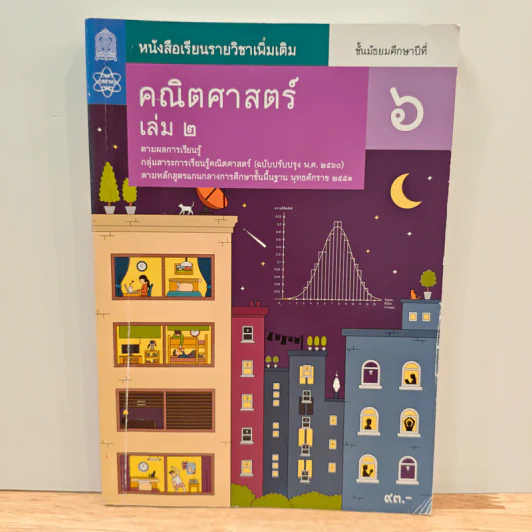 หนังสือเรียนรายวิชาเพิ่มเติม คณิตศาสตร์ เล่ม 2 ชั้นมัธยมศึกษาปีที่ 6 รูปที่ 1