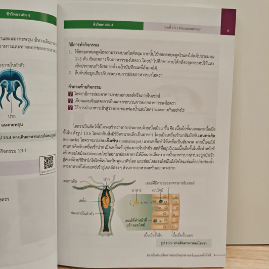 หนังสือเรียนรายวิชาเพิ่มเติมวิทยาศาสตร์ ชั้นมัธยมศึกษาปีที่ 5 ชีววิทยา เล่ม 4 รูปที่ 9