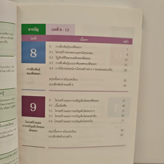 หนังสือเรียนรายวิชาเพิ่มเติมวิทยาศาสตร์และเทคโนโลยี ชั้นมัธยมศึกษาปีที่ 5 ชีววิทยา เล่ม 3 รูปที่ 8